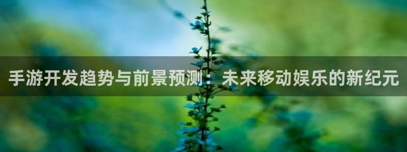 三牛娱乐挂机软件下载：手游开发趋势与前景预测：未来移动娱乐的