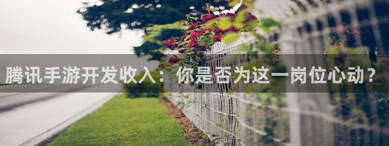三牛娱乐注册：腾讯手游开发收入：你是否为这一岗位心动？